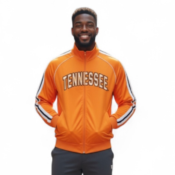 Tennessee Orange Track Jacket full front zip - Picture 1 of 9